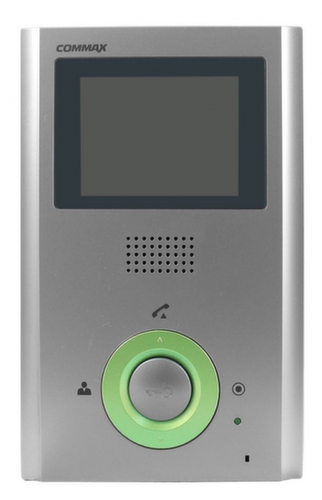 COMMAX CDV-35HM/XL (Серый) Монитор цветного видеодомофона, дополнительно вызов аудио/видео (при наличии камеры) от цифрового подъездного домофона + 3-х вызывных блоков и 1-й камера наблюдения, AC 110-240В