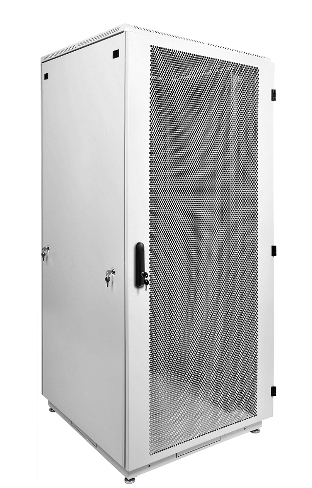 ЦМО ШТК-М-33.6.10-44АА-9005 Шкаф телекоммуникационный напольный 33U (600х1000) дверь перфорированная (2шт), черный