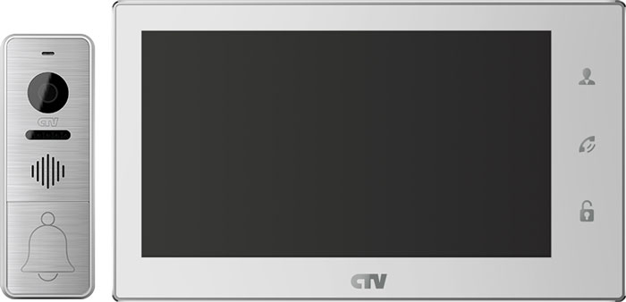 CTV DP3701 W (White) Комплект цветного видеодомофона