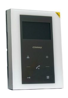 COMMAX CMV-43S (White) Монитор цветного видеодомофона, 4.3", TFT LCD, PAL/NTSC,без трубки (Hands Free), накладное крепление, подключение 2-х вызывных блоков и трубки DP-4VHP, вызов и связь "трубка-монитор", возможно использование в многоквартирной систем