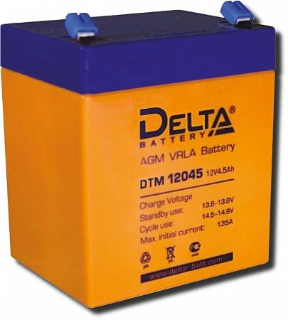 Аккумулятор DTM12045, 12В, 4.5А/ч