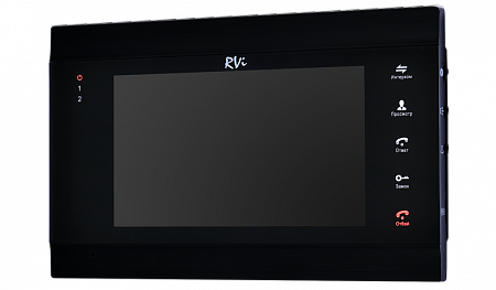 RVi - VD7 - 12M (черный) Монитор видеодомофона цветной с функцией свободные руки